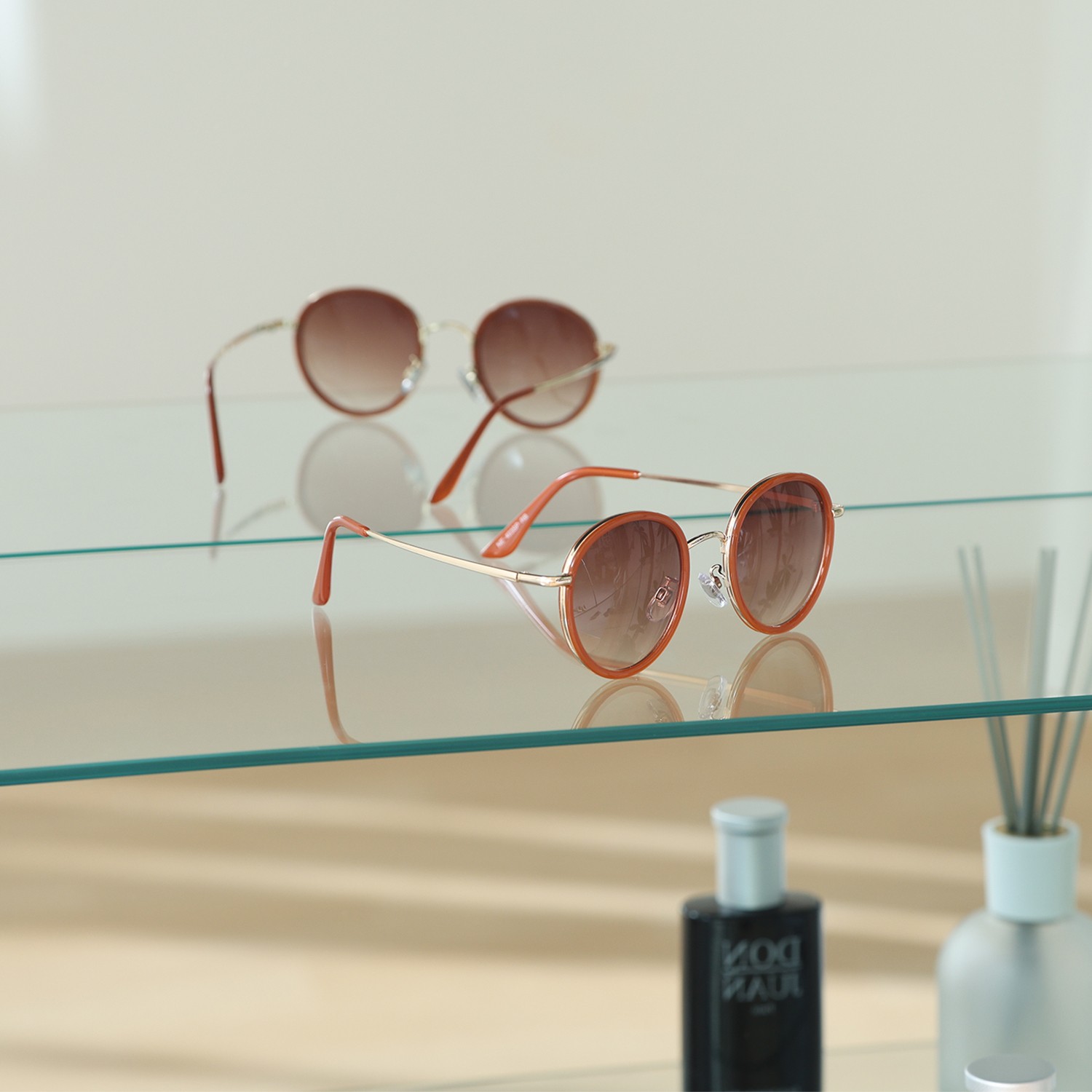 フィギュアケース 大型 ガラス製フギュアケースワイド黒