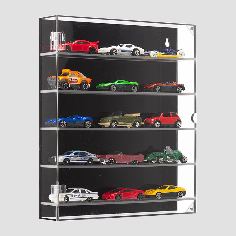 フィギュアケース 小型 壁掛け式透明アクリル多段収納展示ケース