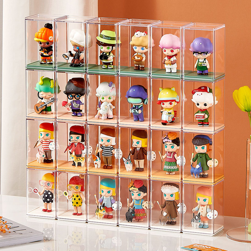 フィギュアケース 透明アクリル製個別収納フィギュアケース小型