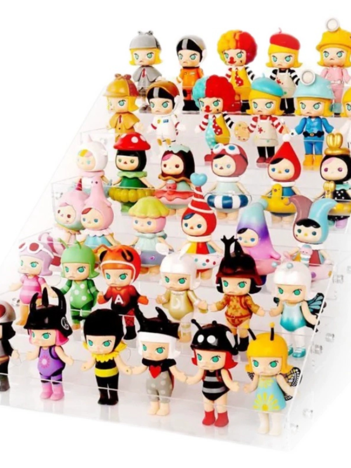 フィギュアケース 階段式ミニフィギュア展示台