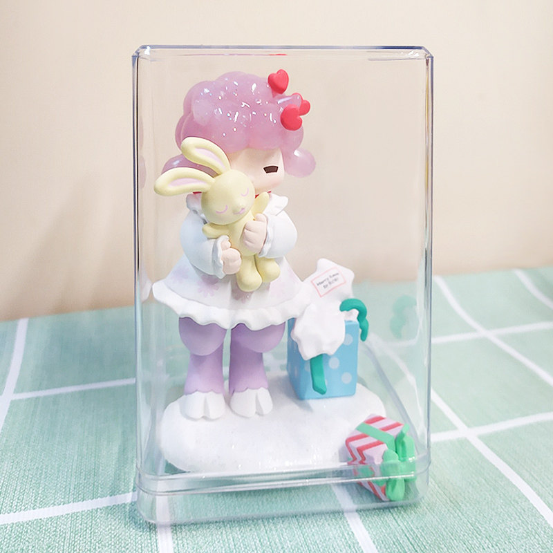 透明収納ケース フィギュア飾り用小型ボックス