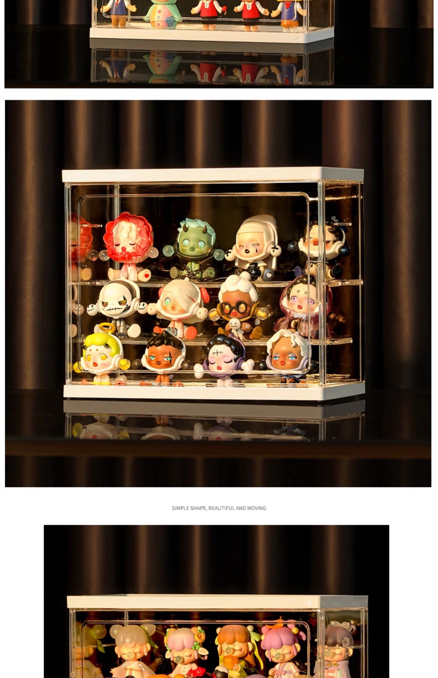 フィギュアケース 多段式透明コレクションケース
