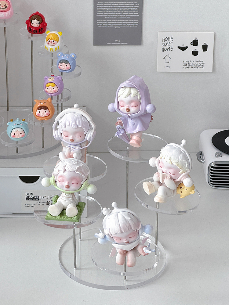 フィギュアケース 多段式ミニフィギュア展示台