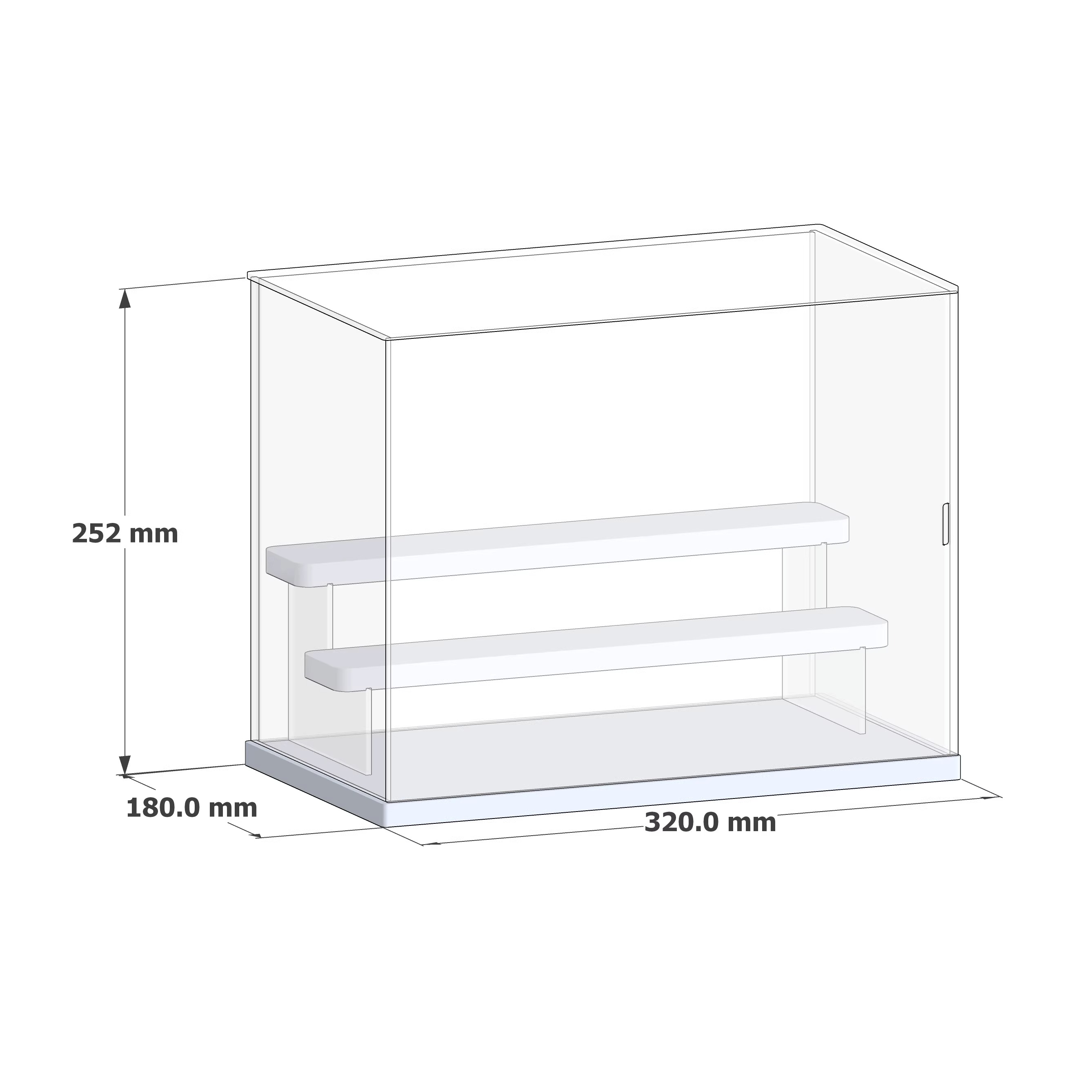 フィギュアケース クリア全景コレクションボックス