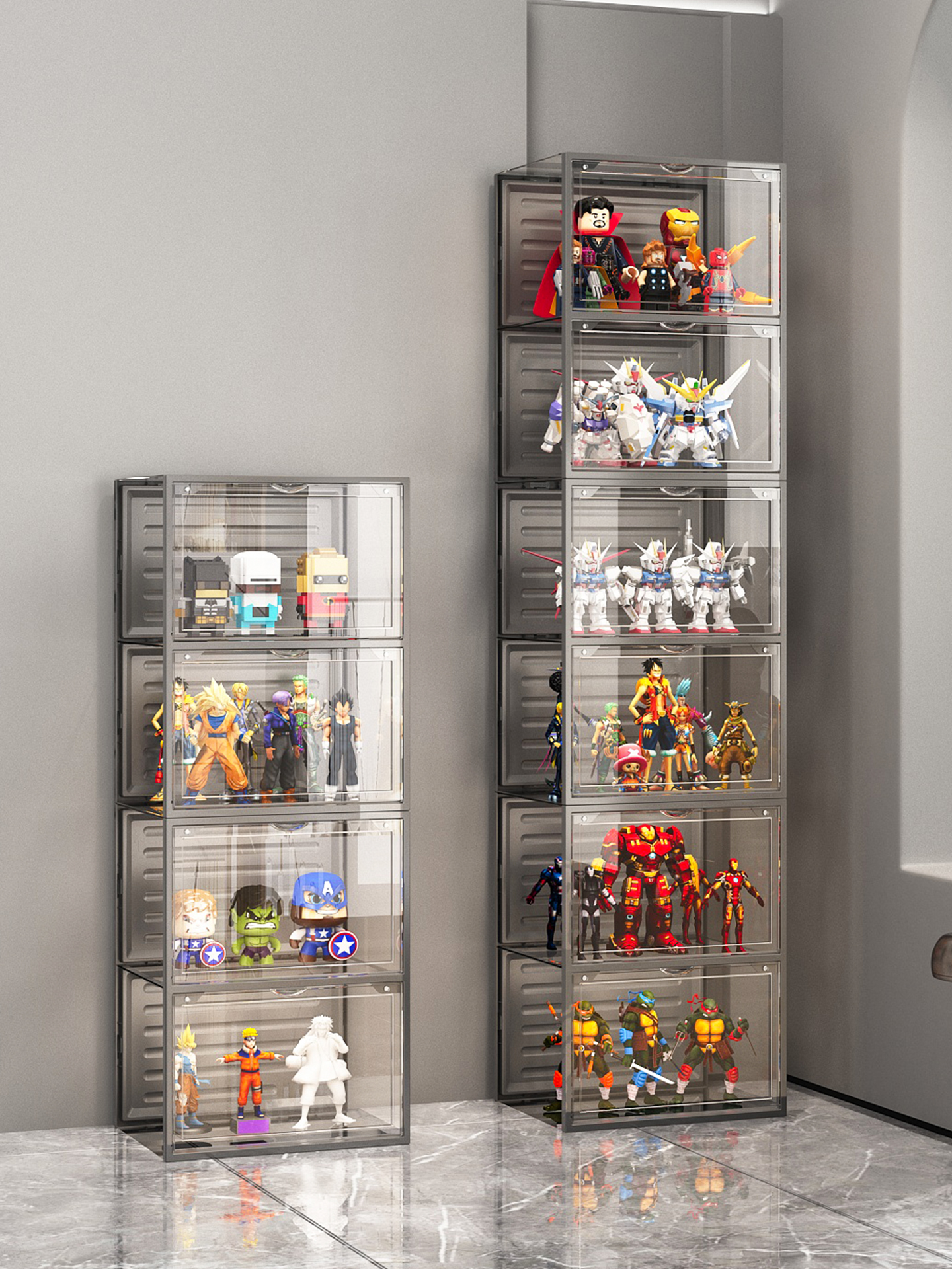 フィギュアケース 積み重ね式小型フィギュアケース
