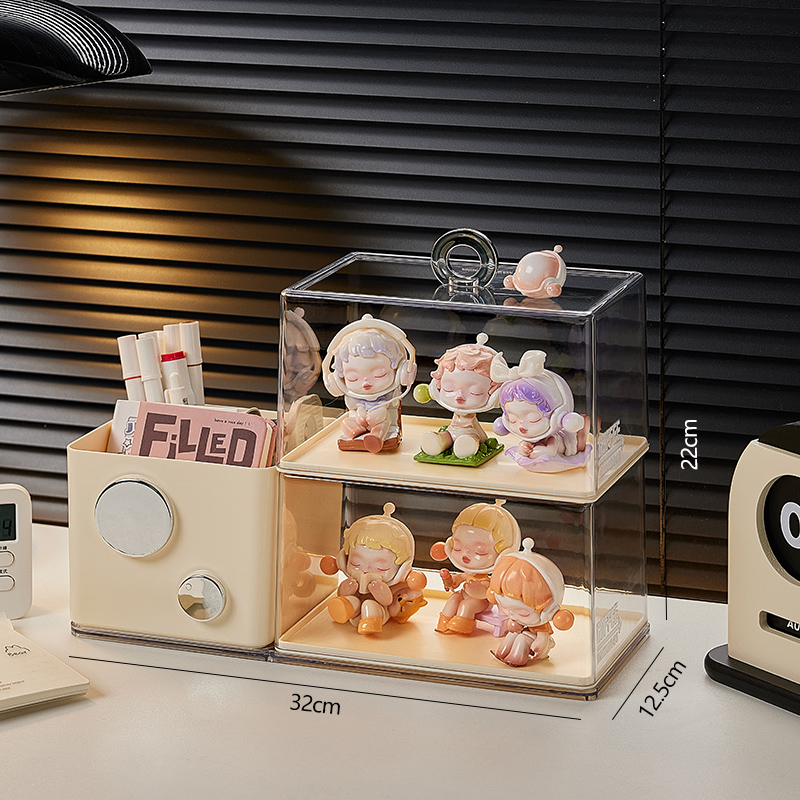 フィギュアケース 積み重ね透明収納ケース