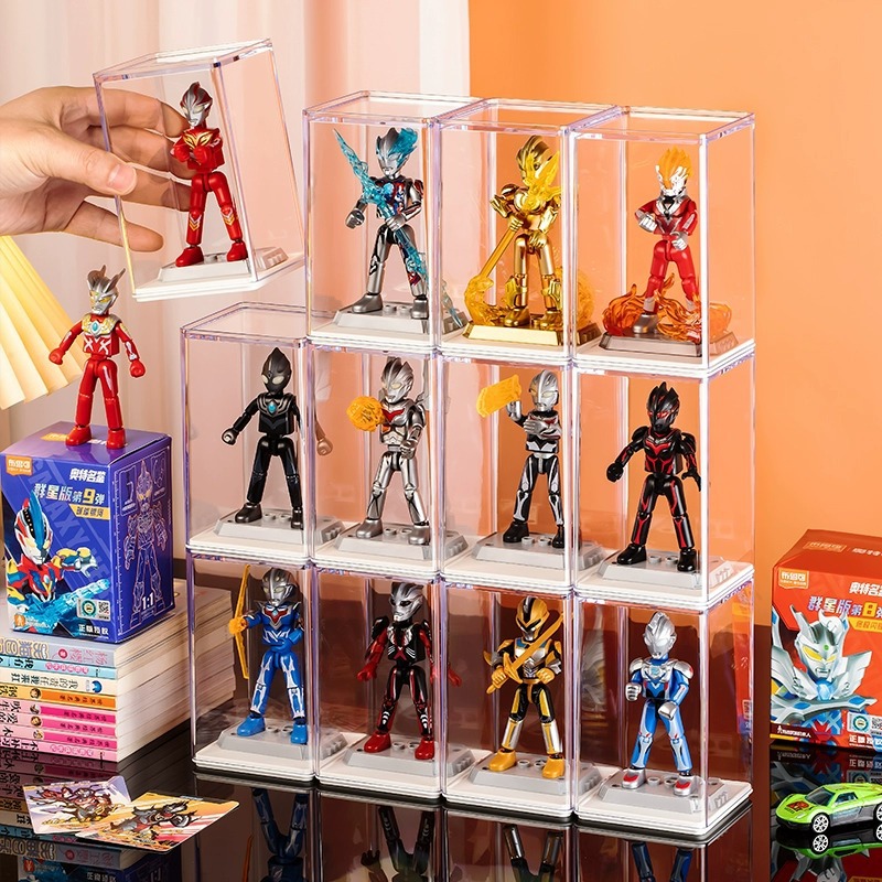 フィギュアケース 透明アクリル製個別収納ボックス小型12個組