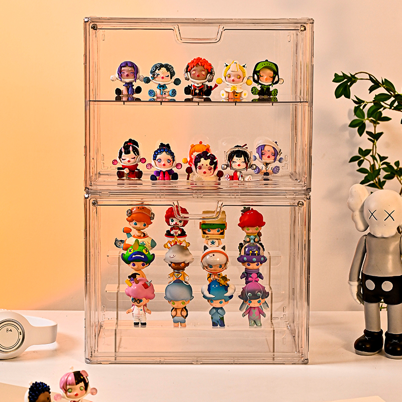 フィギュアケース 重ね置き透明コレクションケース