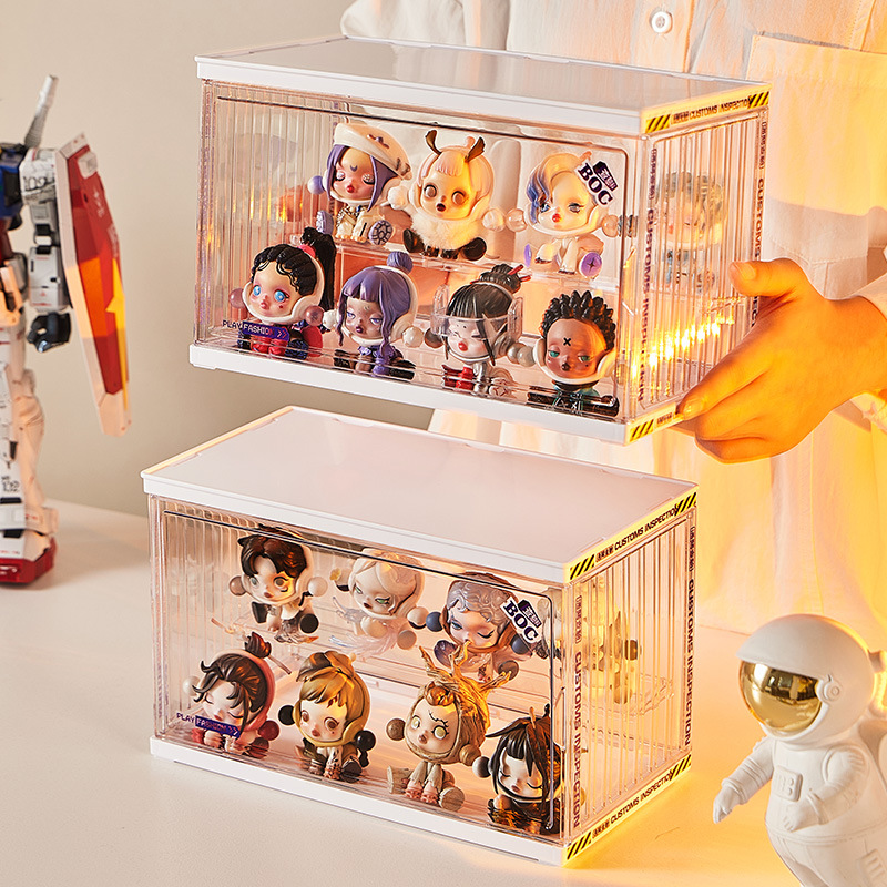 フィギュアケース 透明アクリル積み重ね式小型収納展示箱