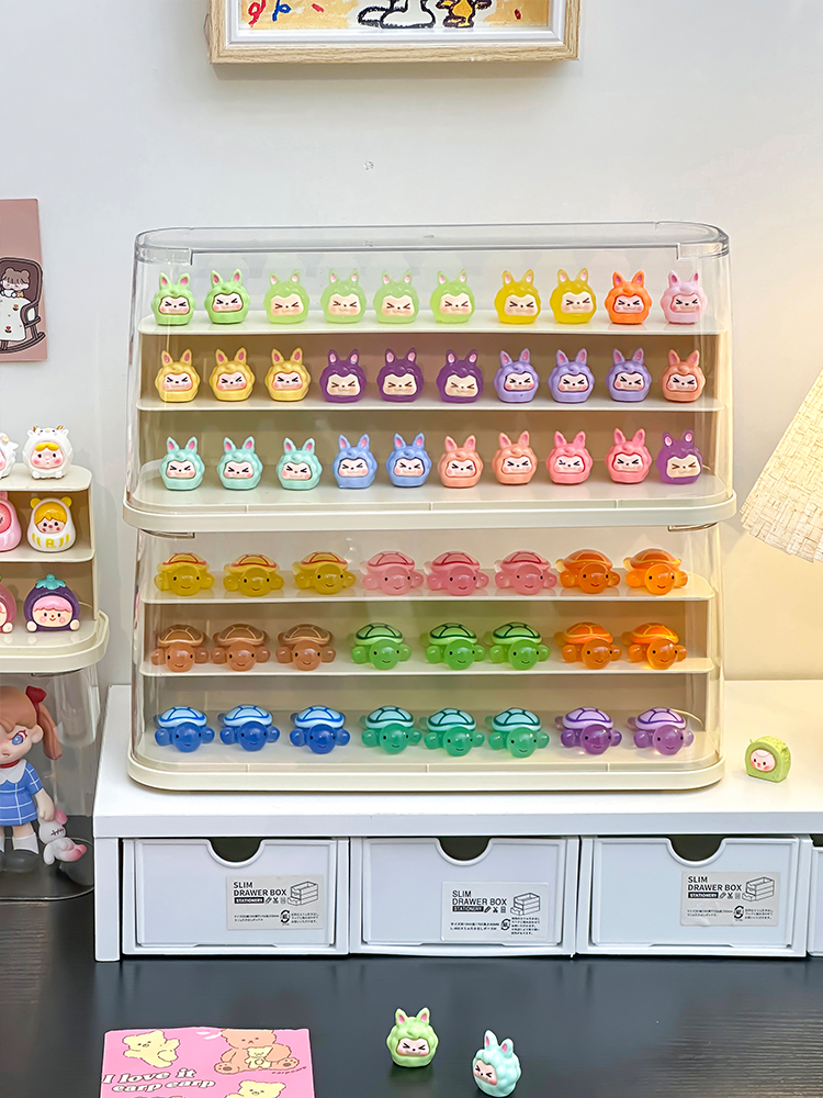 フィギュアケース 多段式ミニフィギュア展示棚