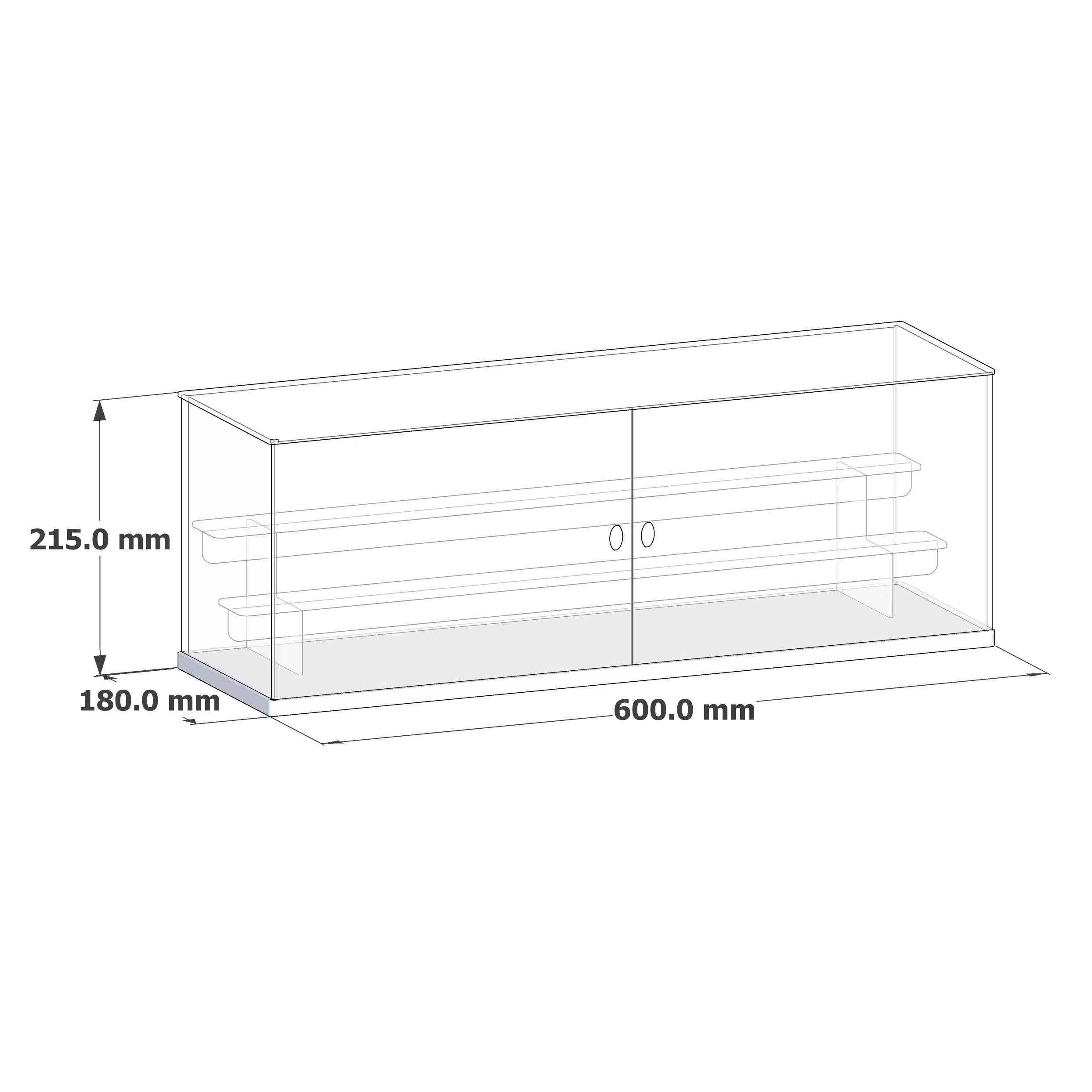 フィギュアケース クリア全景コレクションボックス
