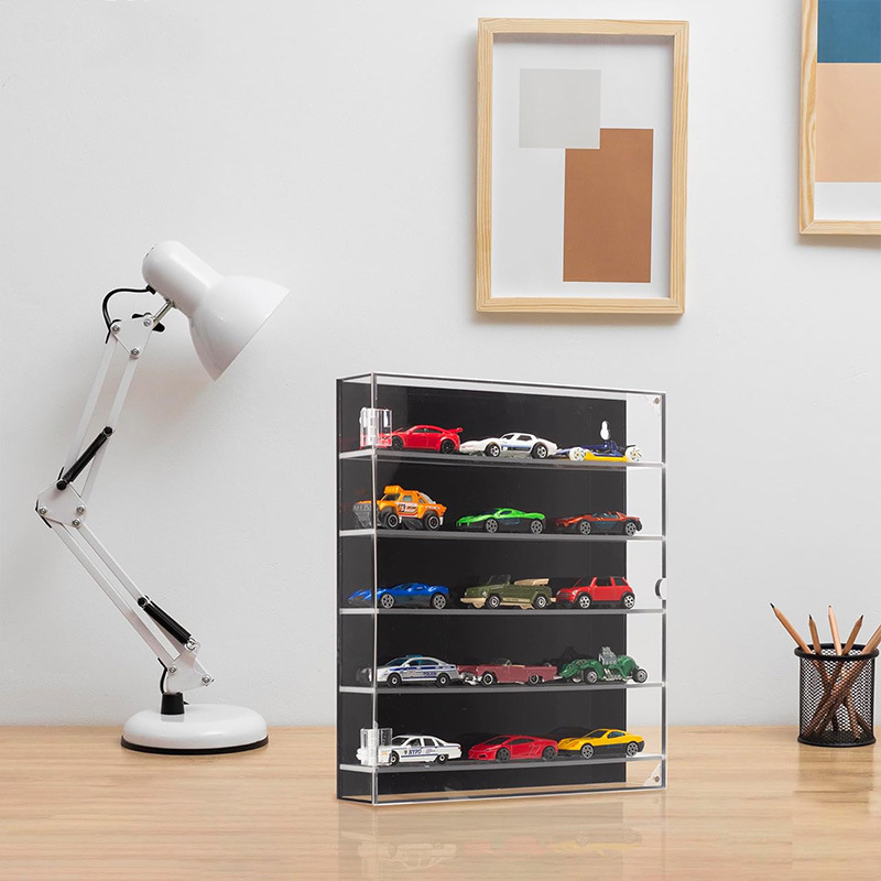 フィギュアケース 小型 壁掛け式透明アクリル多段収納展示ケース