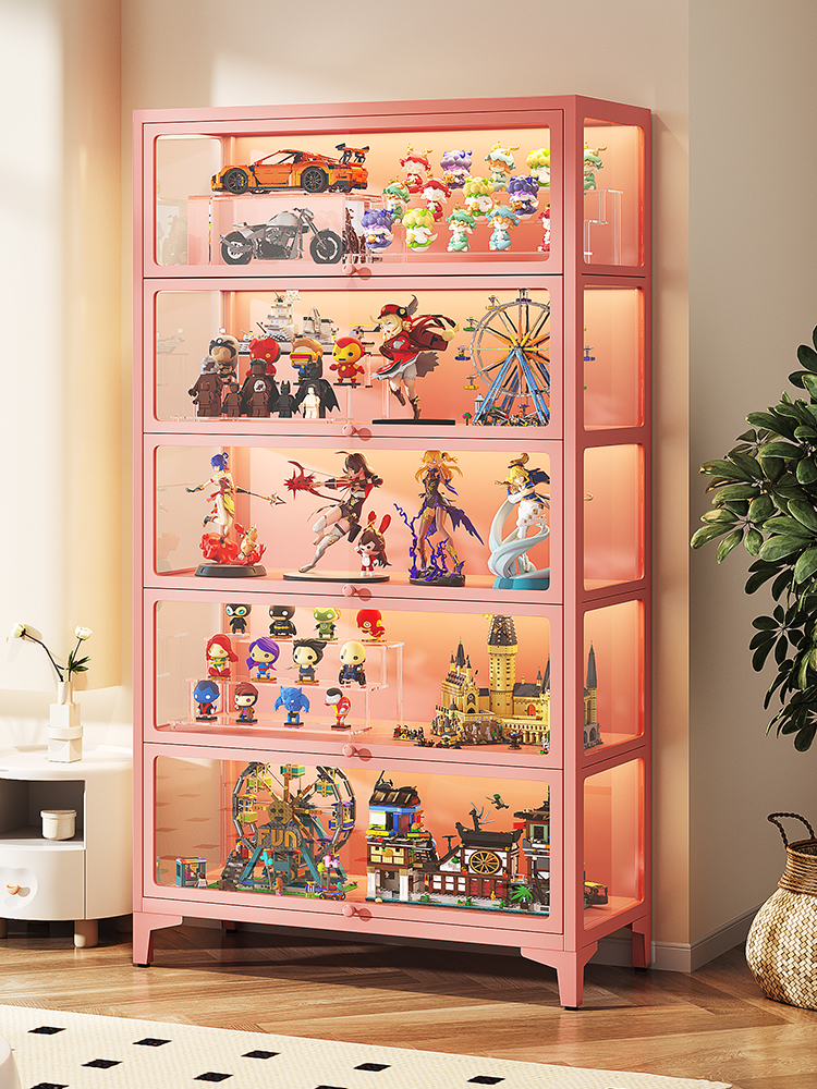 フィギュアケース 五段大容量コレクション棚