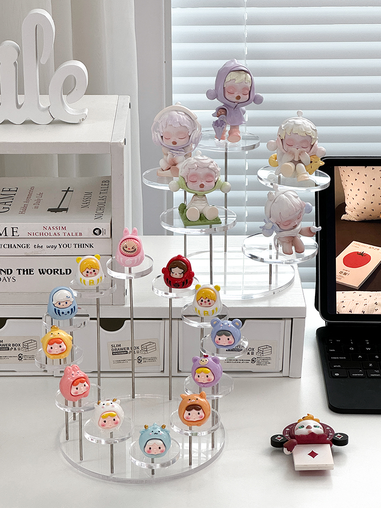 フィギュアケース 多段式ミニフィギュア展示台