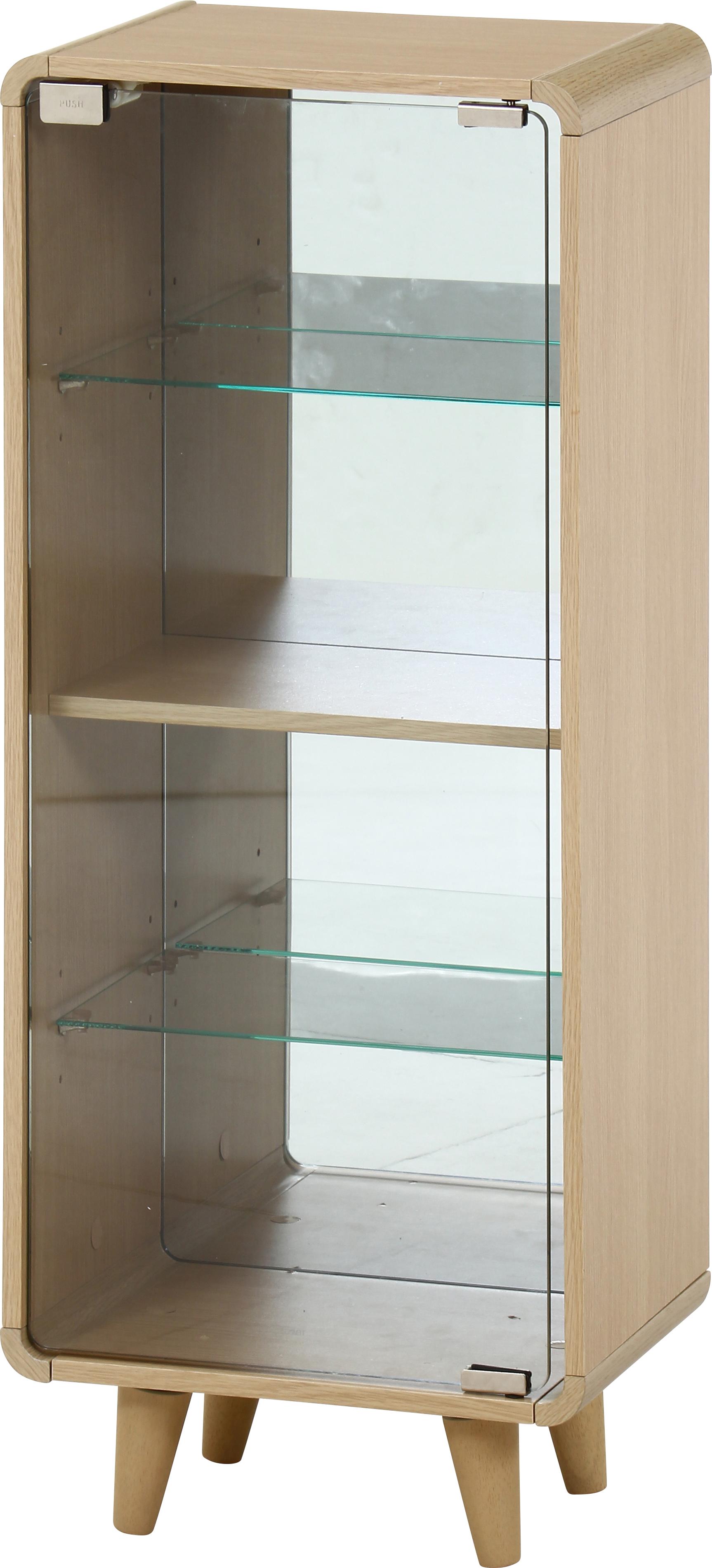 フィギュアケース 大型 木目調 クレール 収納棚