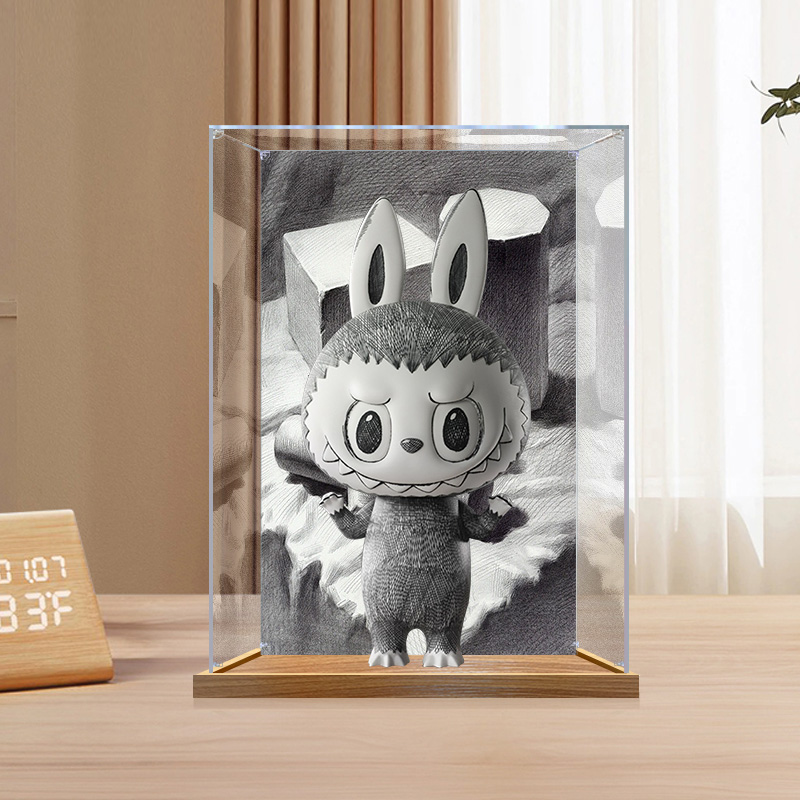 フィギュアケース 幻想うさぎ 透明保護ケース