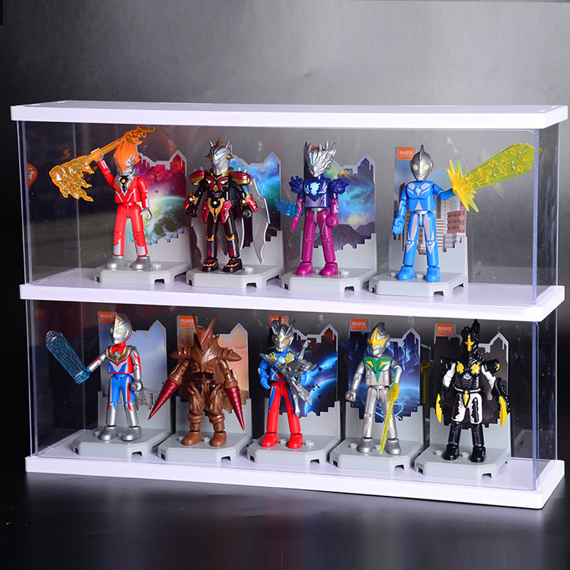 小型フィギュアケース 透明アクリル製多段ディスプレイ