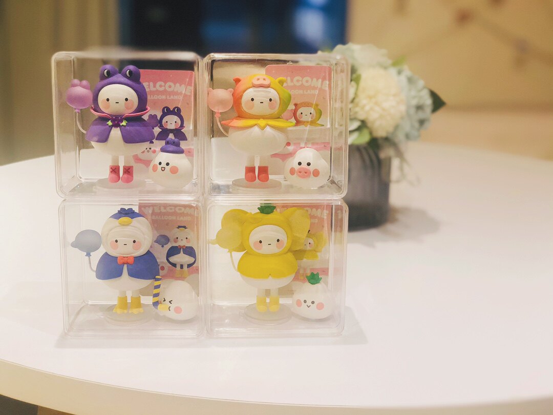 透明 四角小型フィギュアケース