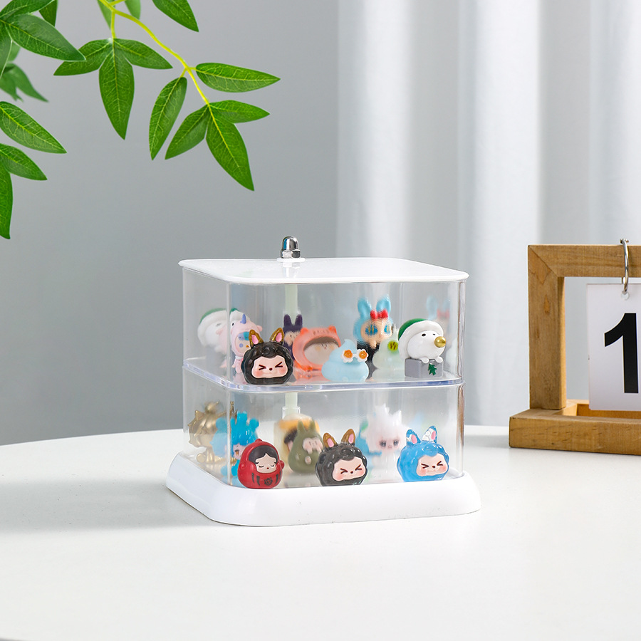 フィギュアケース 透明アクリル多段式小型収納展示箱
