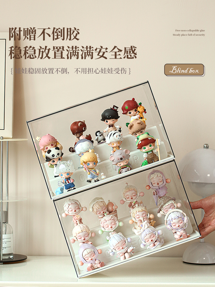 フィギュアケース 透明階段式コレクションケース