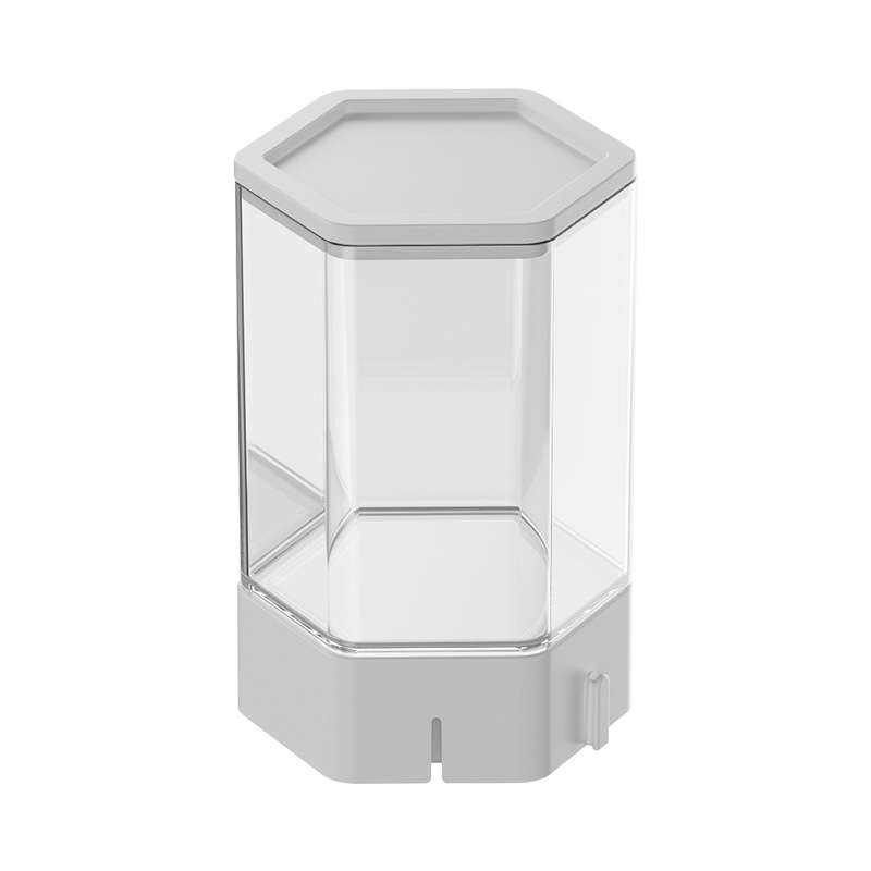 フィギュアケース 八角形透明小型積み重ね式コレクション展示収納箱