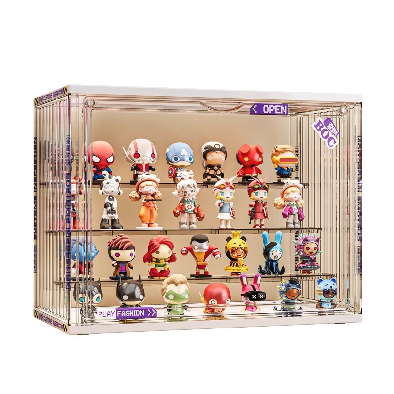 フィギュアケース 積み重ね可能な透明アクリル製小型フィギュアケース
