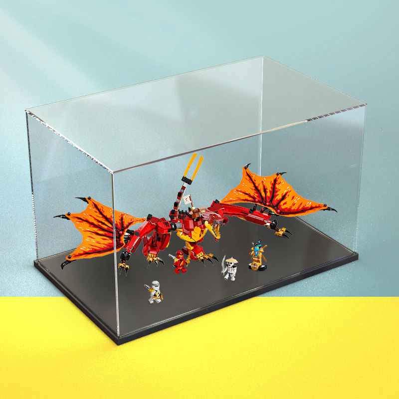 フィギュアケース 透明アクリル製大型組立模型展示ケース