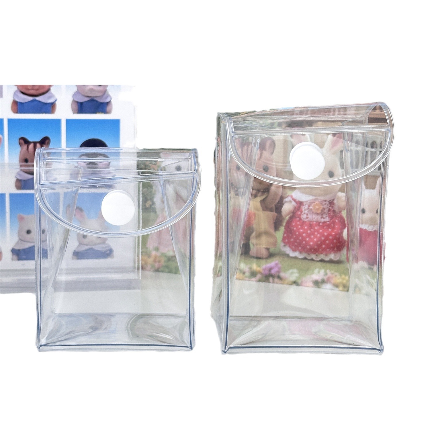 フィギュアケース 小型 透明アクリル製小型人形展示保護収納箱