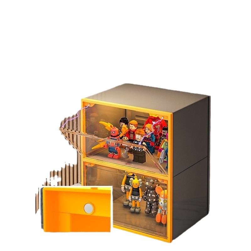 多段式透明展示収納棚大型フィギュア専用ケース