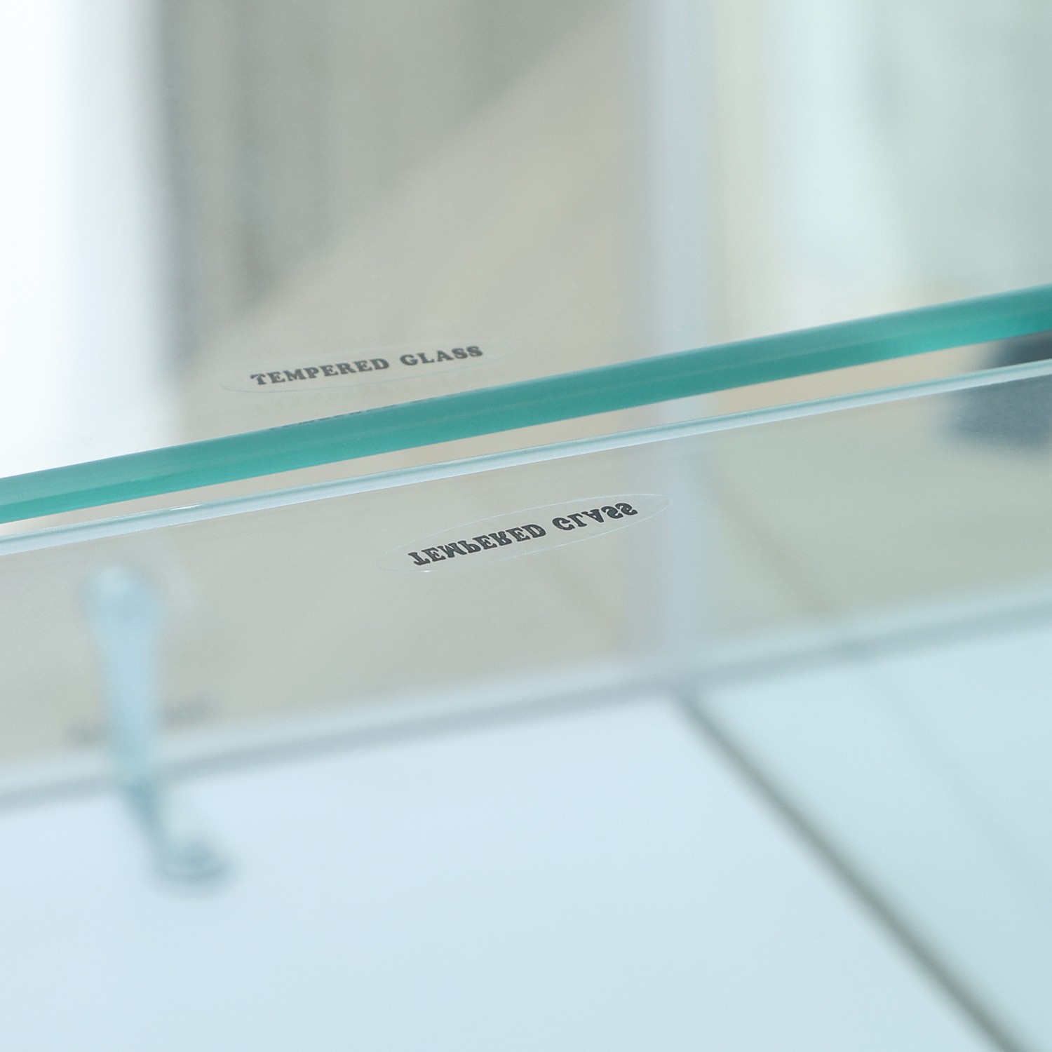 大型卓上ガラスフィギュアケース 大型卓上ガラスフィギュアケース コーナー型白