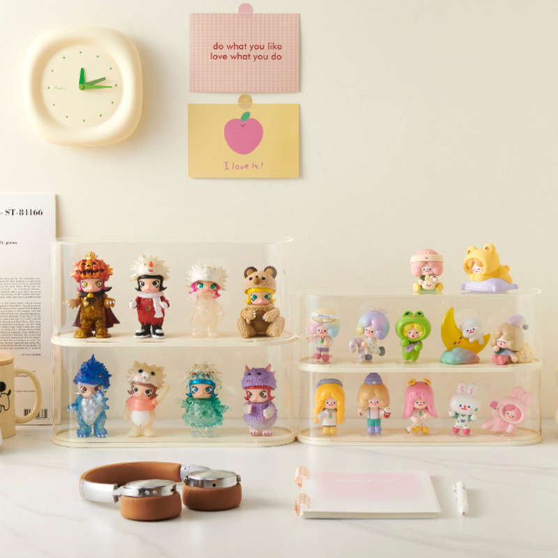 二段式透明アクリル小物展示ケース