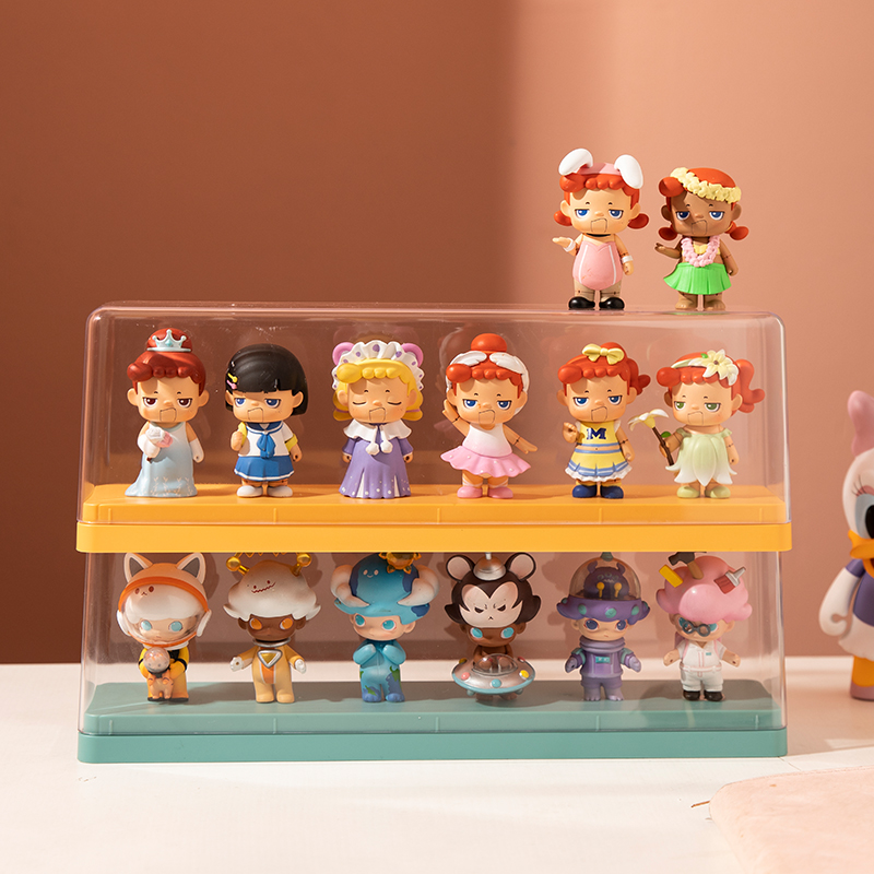 フィギュアケース 三段重ねミニフィギュアショーケース