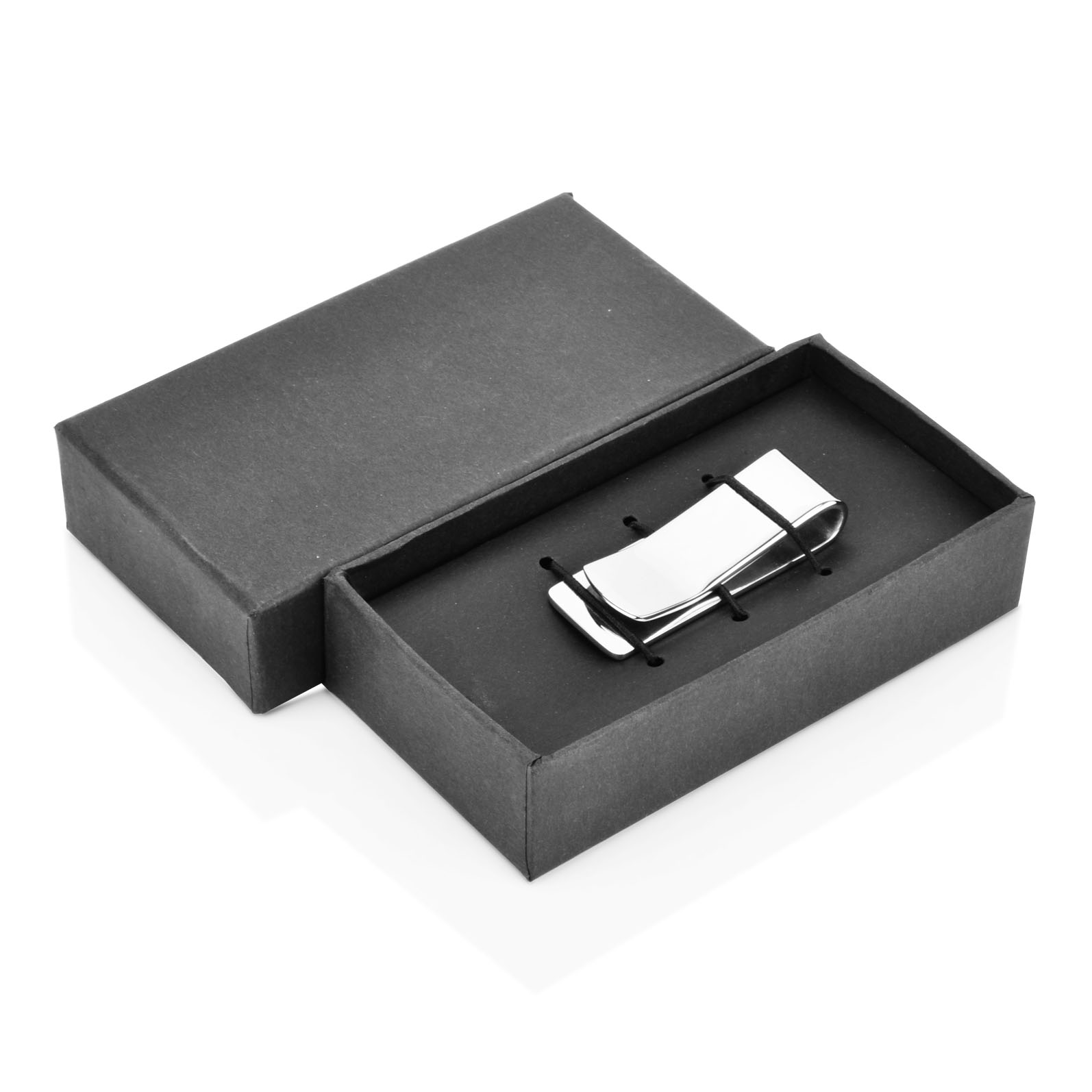 シルバークリップ型マネークリップ