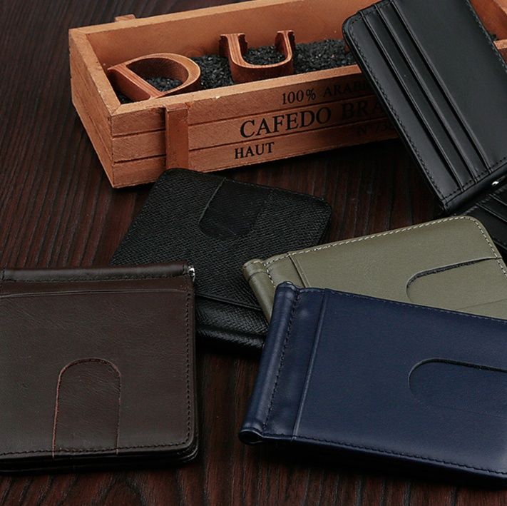 マネークリップ 上質な本革素材の高級感