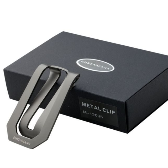 大型マネークリップシルバー