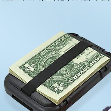 マネークリップ スキミング防止機能付きカードケース搭載マネークリップ