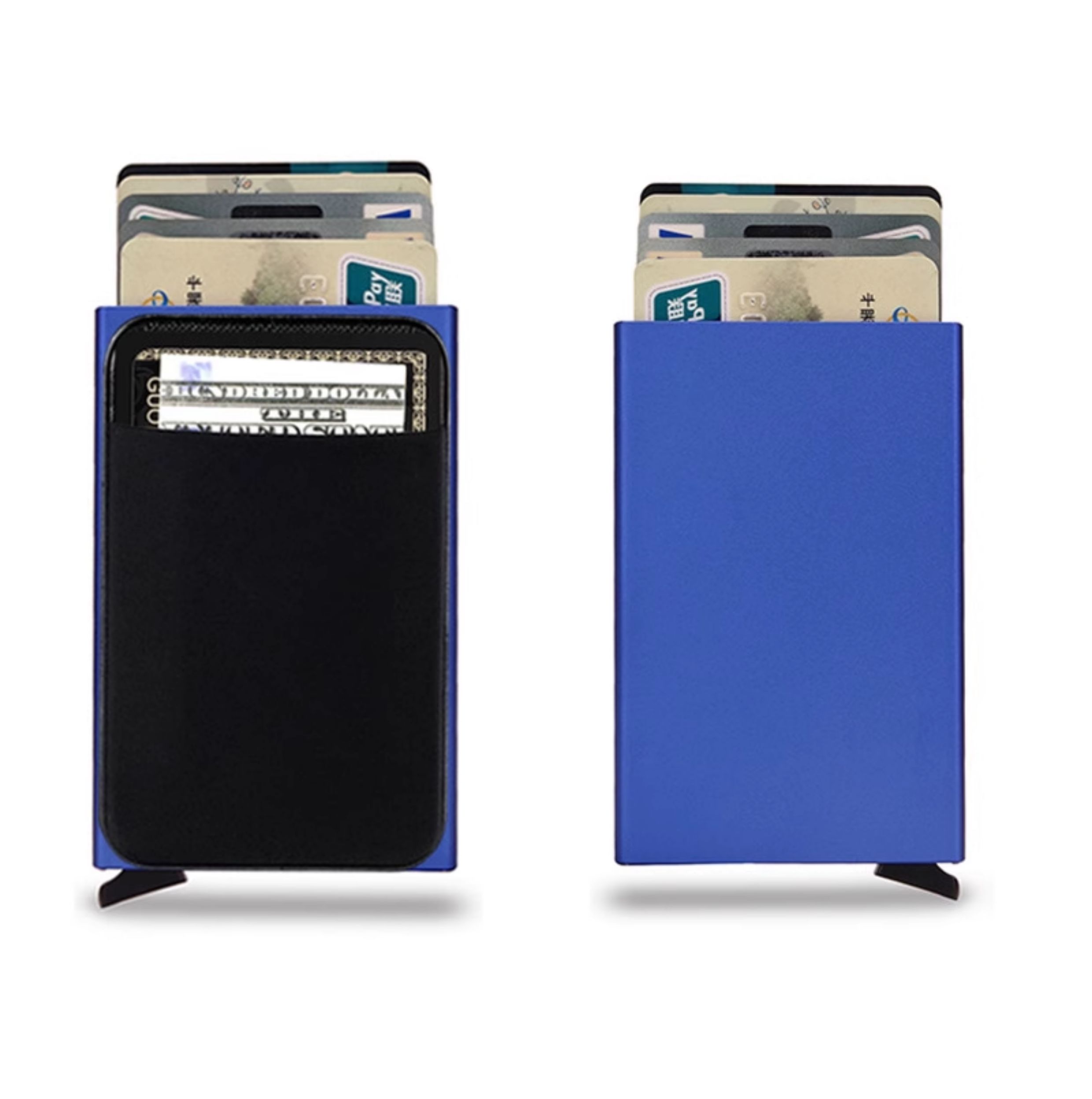 マネークリップ 超薄型軽量マネークリップカードケース付き財布