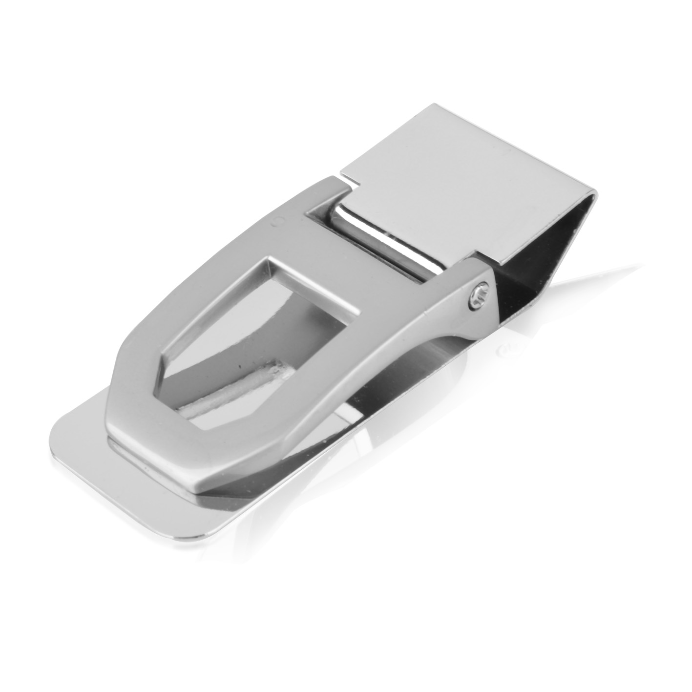 マネークリップ 金属製二つ折り札挟み クリップ式財布