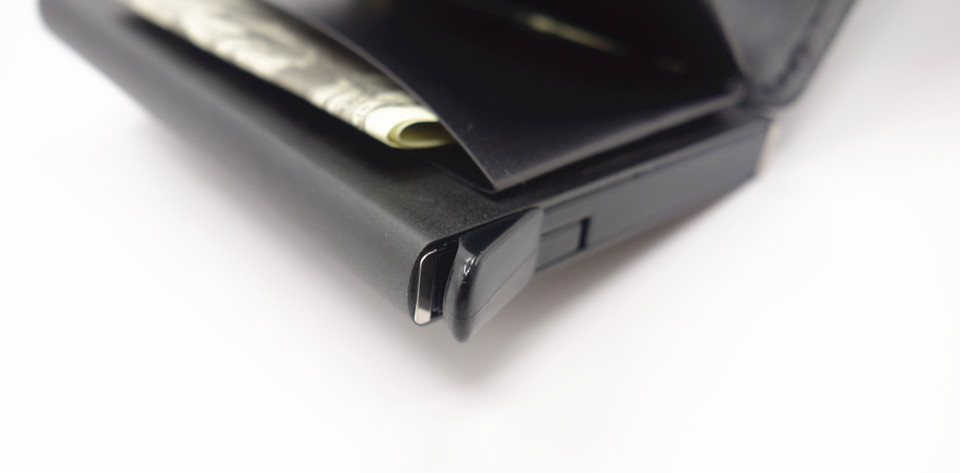 マネークリップ 本革製多機能札挟み財布カードケース付き