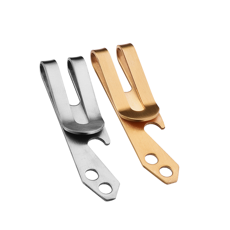 高品質な金属素材マネークリップ