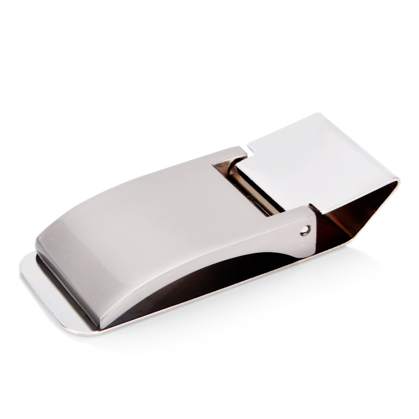 マネークリップ 実用的な二つ折り構造