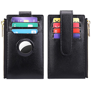 マネークリップ 多機能レザー製マネークリップ小銭入れ付き財布