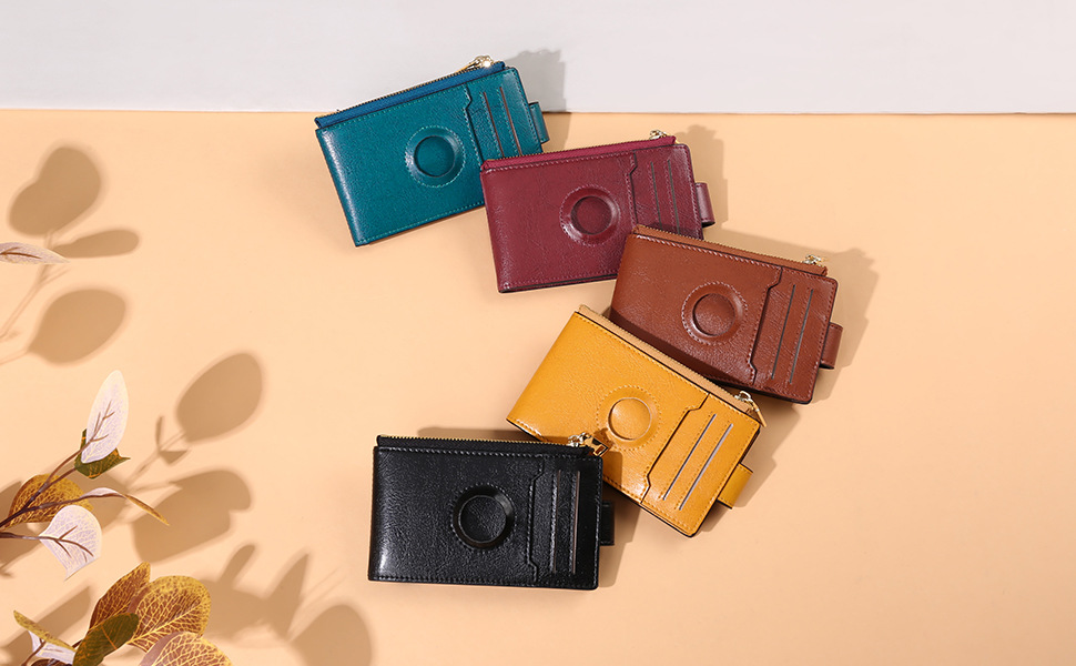 マネークリップ 多機能レザー製マネークリップ小銭入れ付き財布