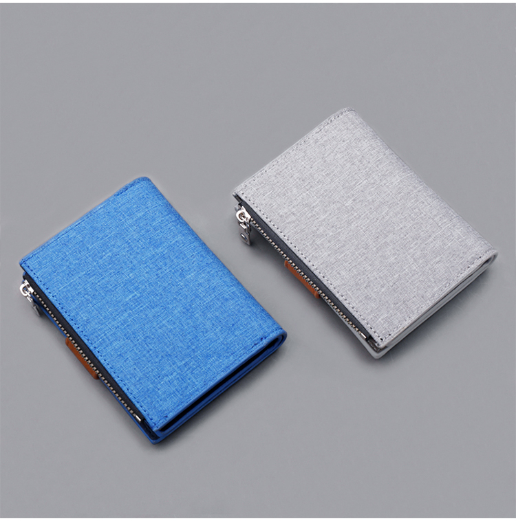 マネークリップ 薄型二つ折り多機能マネークリップ小銭入れ付き財布