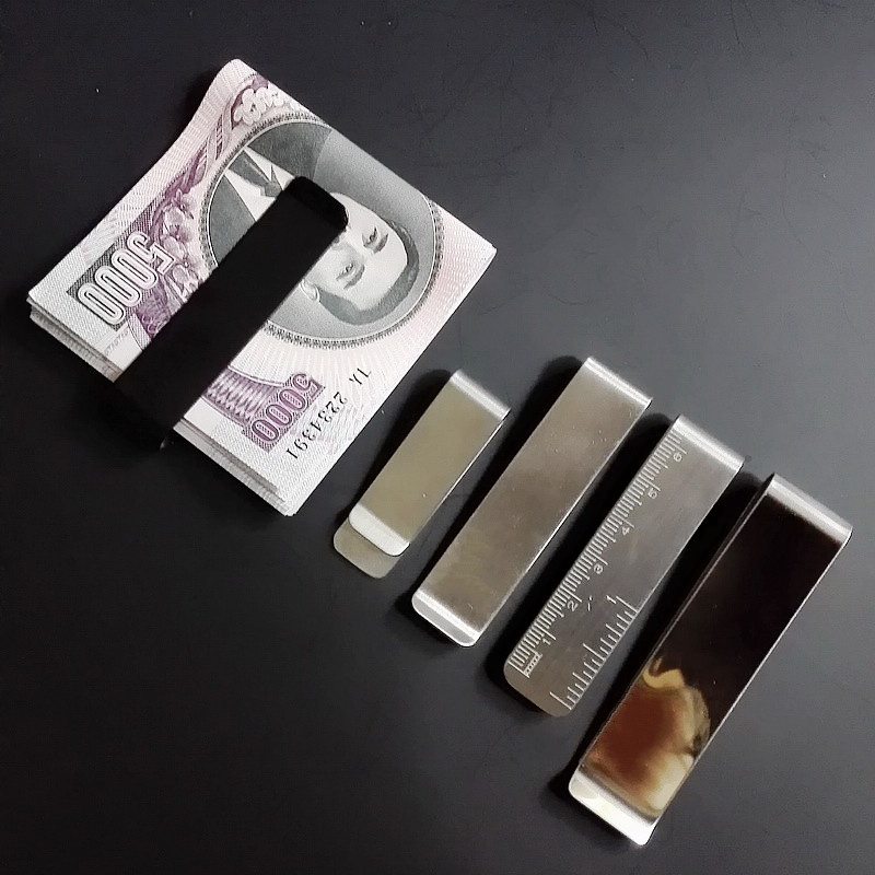 マネークリップ 多彩なデザイン金属製マネークリップ各種セット