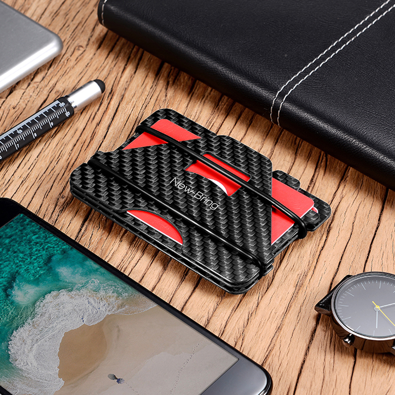 マネークリップ 炭素繊維調コンパクトマネークリップ