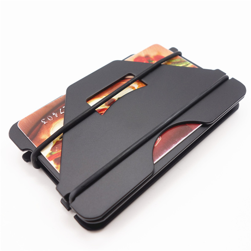 マネークリップ スライド式多機能マネークリップカードケース