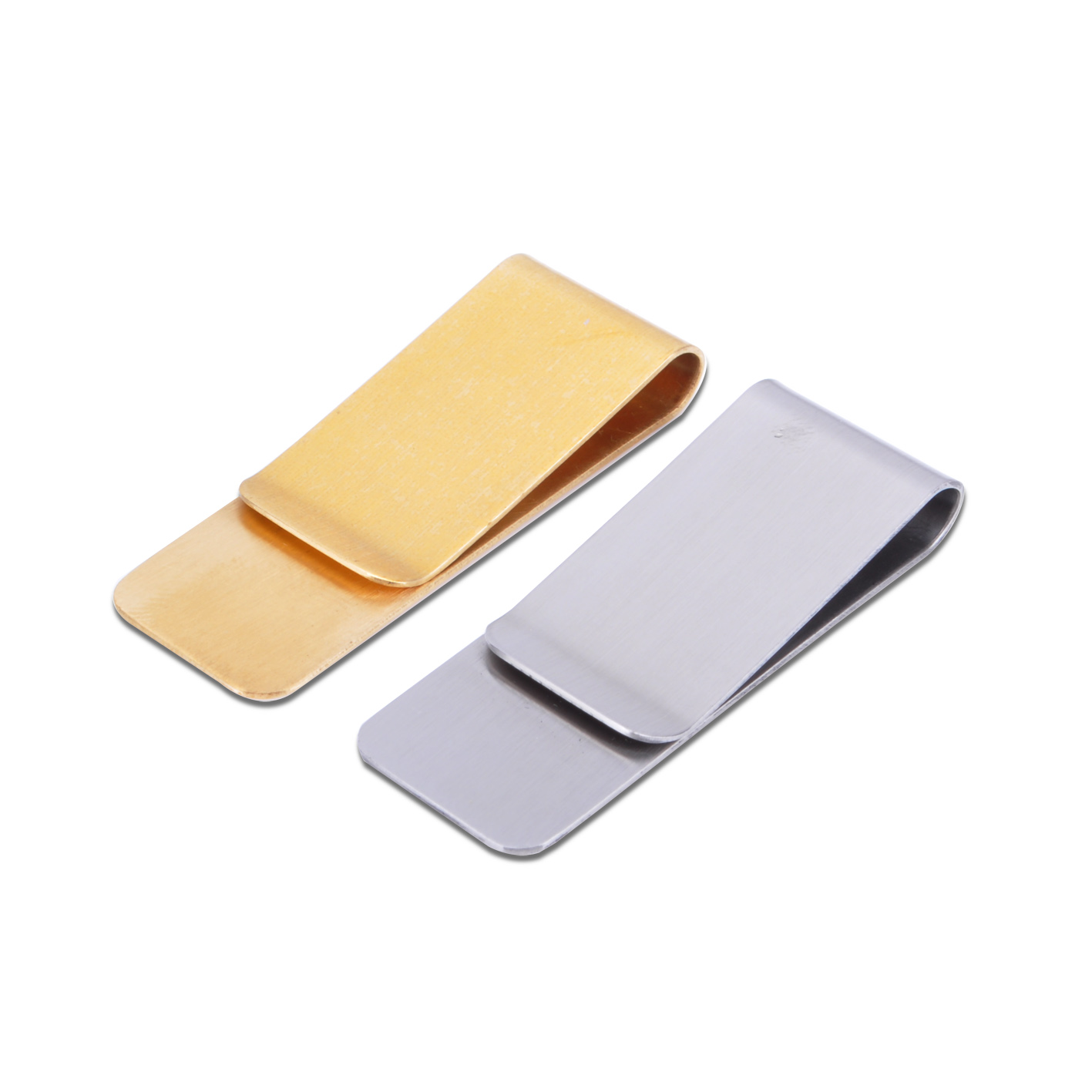 マネークリップ スリムで機能的な二つ折り構造