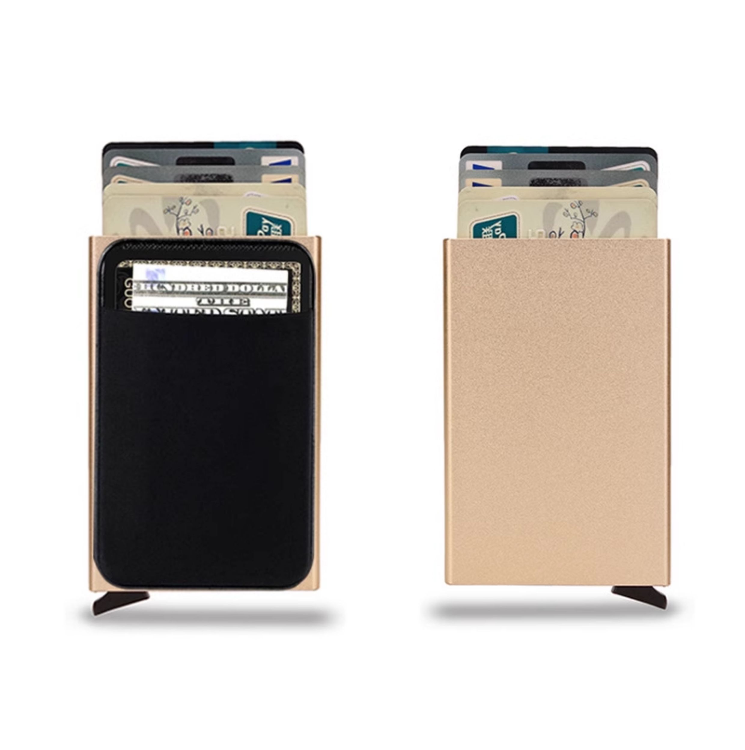 マネークリップ 超薄型軽量マネークリップカードケース付き財布