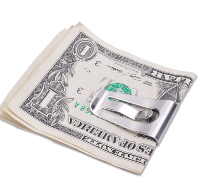 洗練されたミニマルデザインマネークリップ 